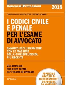 I Codici Civile E Penale<br>Per L"esame Di Avvocato